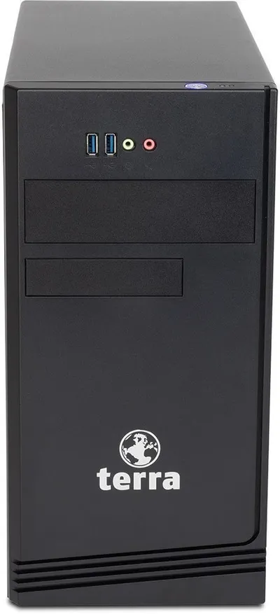 Kompjuter desktop Terra PC 6000, USB përpara, format tower, i zi - 1