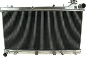 Radiator uji sportiv D1Spec TurboWorks, Subaru Impreza 95-01, alumini, argjendtë