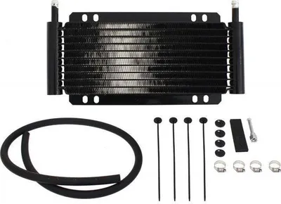 Radiator vaji TurboWorks D1Spec D Power Steering, 9 rreshta, alumini, i zi - 4