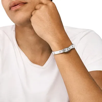 Byzylyk dore Diesel Stackables DX1518040, unisex, i argjendtë/ i kaftë - 3