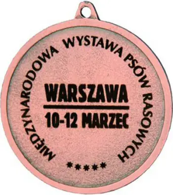 Medalje bronzi e Victoria Sport me një hapësirë ​​për një emblemë 50 mm