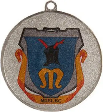 Medalje sportive Victoria Sport LuxorJet, vendi i dytë, çelik argjendi, 40mm
