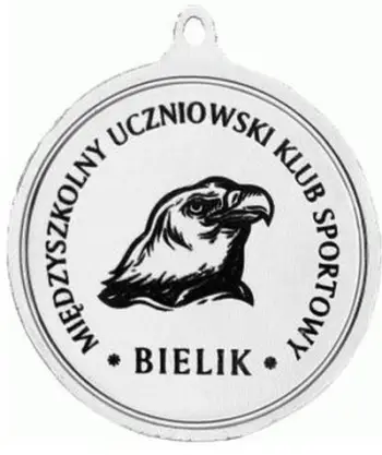 Medalje çeliku Victoria Sport RMI 13679777, gravuar me lazer, argjendi