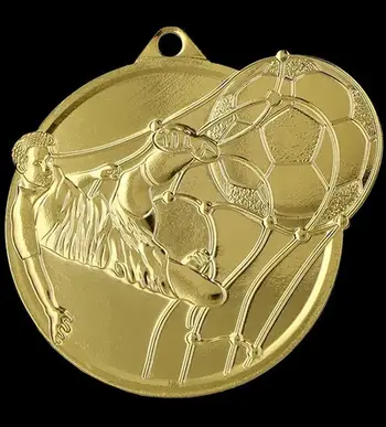 Medalje futbolli MMC Gold MMC46050, 60mm, e artë