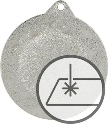 Medalje sportive Victoria Sport 13678878, me gravurë, metalike argjendi
