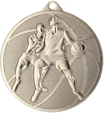 Medalje sportive Victoria Sport 14266923, çelik, ngjyrë argjendi për basketboll