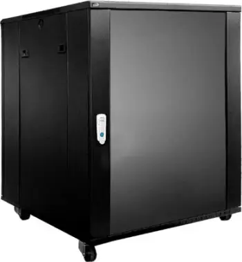 Raf serveri Caymon SPR612, 19", 12U, derë xhami, i zi