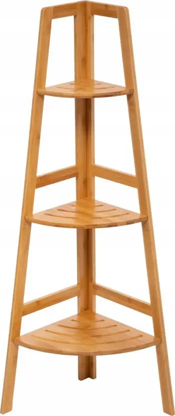 Raft këndi Sicela Bamboo, 3 nivele, bambu, ngjyrë natyrale