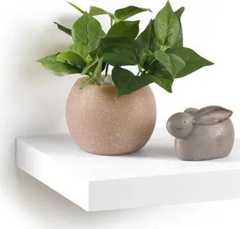 Raft muri Homea Classic, MDF 25 cm, i bardhë