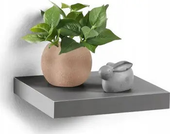 Raft muror Classic Grey, MDF, 25 cm, gri