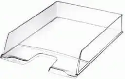 Raft dokumentesh Donau Transparent Drawer, plastik, transparent