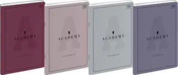 Fletore Interdruk Notebook A5 M Academy, 60 fletë, vija, shumëngjyrëshe