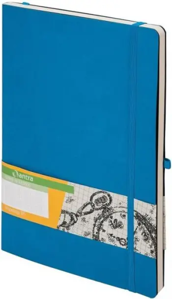 Fletore Antra Notebook B5 Impresja, 192 faqe, rrjetë, blu e çelët