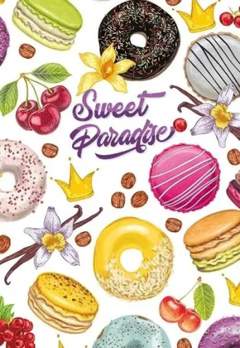 Fletore dekorative Fresh Sweets Line, 128x165mm, 64 faqe, shumëngjyrëshe