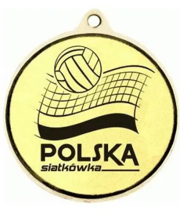 Medalje sportive Victoria Sport General Medal, me hapësirë për emblemë, ngjyrë ari