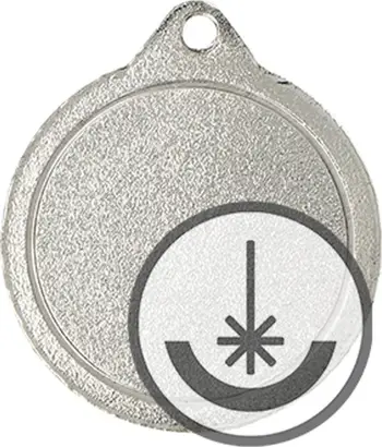 Medalje sportive Victoria Sport RMI 13678891, me gravim lazer, metalike, argjendtë
