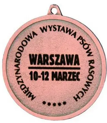Medalje sportive Victoria Sport RMI, metal, me hapësirë për emblemë, me gdhendje me lazer