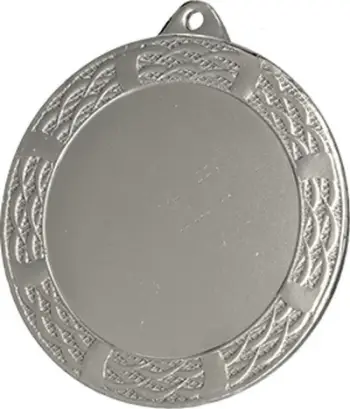 Medalje Victoria Sport, 70mm, me hapësirë inserti, ngjyrë argjendi