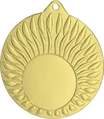 Medalje Victoria Sport Medal, hapësirë për emblemë 25 mm, çelik, ngjyrë ari