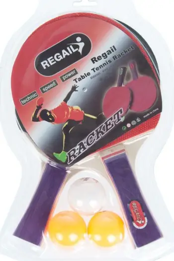 Raketa për PingPong Mega Creative, 2 cpopë, 3 topa