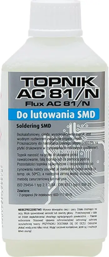 Fluks për saldim Emkol Flux AC81/N, pa kolofon, 100 ml, transparent