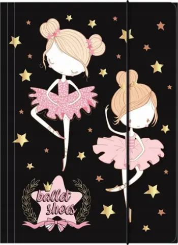 Folder me elastik DERFORM Ballerina, A4, me kapëse të brendshme, shumëngjyrësh