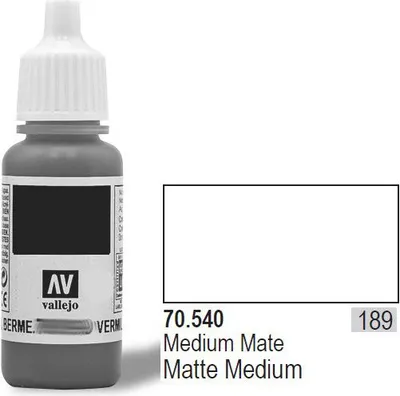 Medium akrilik Vallejo Model Color Matte Medium, 17ml, mat, transparent - 1