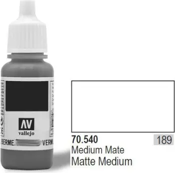 Medium akrilik Vallejo Model Color Matte Medium, 17ml, mat, transparent