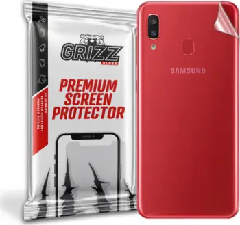 Folie mbrojtëse e pasme GrizzGlass Grizz për Samsung Galaxy A20, transparente