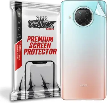 Folie mbrojtëse e pasme GrizzGlass për Xiaomi Redmi Note 9 Pro 5G, sateni, transparente