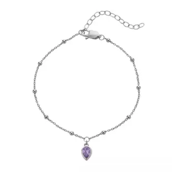 Byzylyk për femra Hot Diamonds Silver Whisper SWB026, i artë