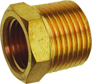 Redukcion fileto bronzi, 1/4" F në 3/8" M, ngjyrë bronzi