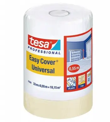 Folie mbrojtëse antirrëshqitëse Tesa Easy Cover UNIVE T2UK, vetëngjitëse, e bardhë