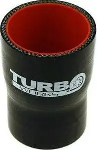 Reduktor i drejtë silikoni TurboWorks PRO G, 63-80mm, i zi