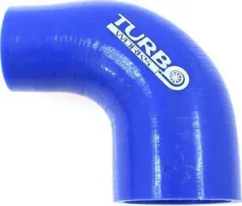 Reduktues silikoni TurboWorks G, 90°, 45 63mm, blu