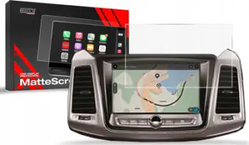 Folie mbrojtëse GRIZZ MatteScreen për ekran makine SsangYong Musso Grand 8", mat, transparente