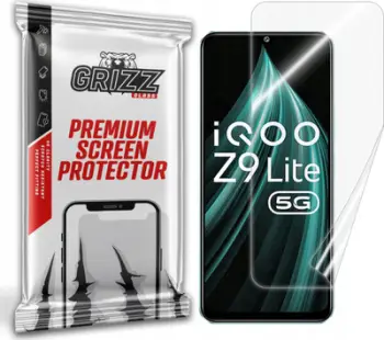 Folio mbrojtëse qeramike Grizz për Vivo iQOO Z9 Lite, transparencë e plotë, rezistente ndaj gërvishtjeve