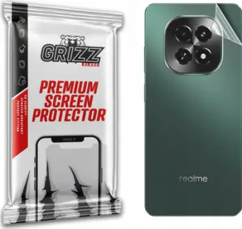 Folje mbrojtëse Grizz SatinSkin për Realme C63 5G, pjesa e pasme, transparente