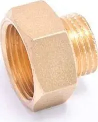 Reduktor nipple metalik, 1/2" në 3/8", i lëmuar