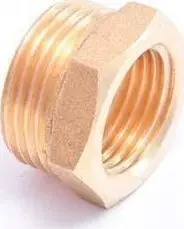 Reduktues bronzi 1"x3/4", për ujësjellës, ngrohje qendrore