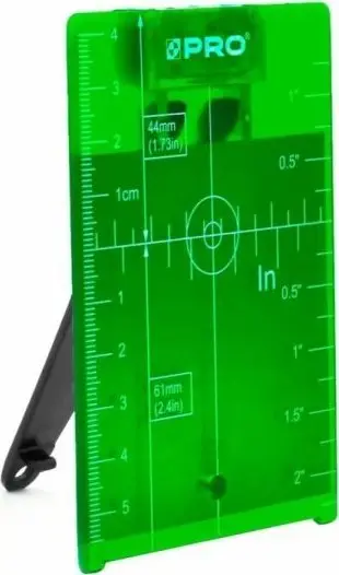 Tabelë shënjimi Pro LT-G105, për lazer me rreze të gjelbër, magnet, jeshile