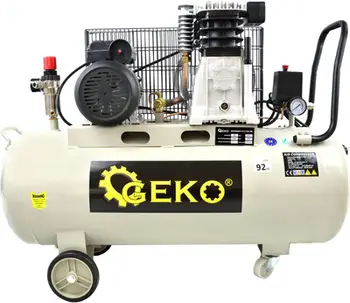 Kompresor ajri mini pa markë, 100W, 12V 230V, me fener LED