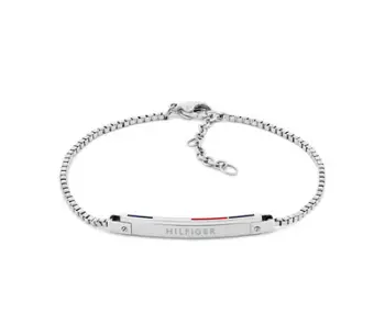 Byzylyk për femra Tommy Hilfiger Linear 2780952, i argjendtë