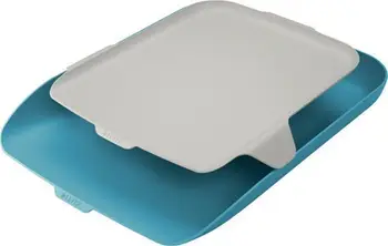Tabakë dokumentesh Leitz Cosy 52590061, format A4, me organizues, blu
