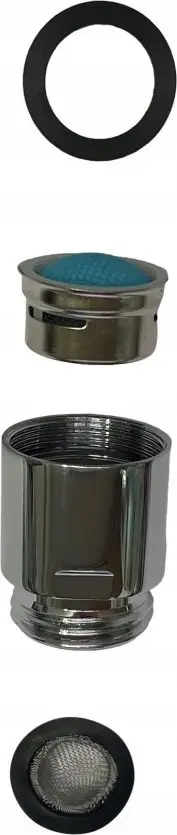 Reduktues rubineti Ferro 17012, M22x1 në 1/2", bronz i kromuar, me ajrosës
