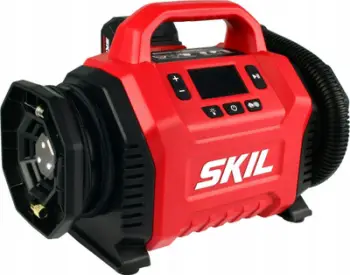 Kompresor ajri Skil 3153 CA, portabël 20V, pa bateri dhe karikues, i kuq