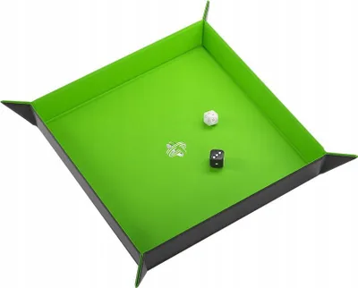Tabaka magnetike për zare, formë katrore, palosëse, e zezë dhe jeshile - 3