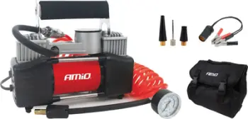 Kompresor ajri AMiO 01136, 150 psi, 12V, gri
