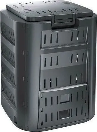 Kompostues Prosperplast Compogreen 320L, plastike, i zi - 2