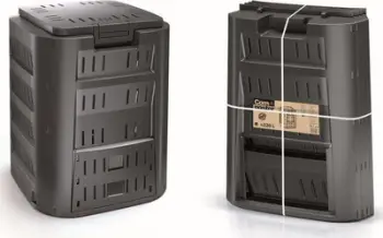 Kompostues Prosperplast Compogreen 320L, plastike, i zi